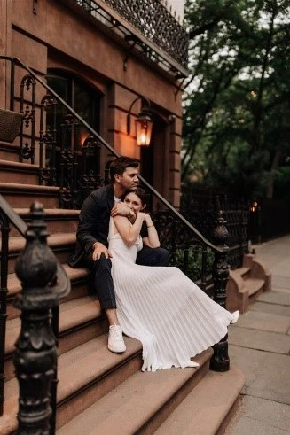 STAIRS, COUPLE, URBAN