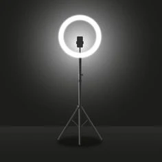 ring light, tripod stand